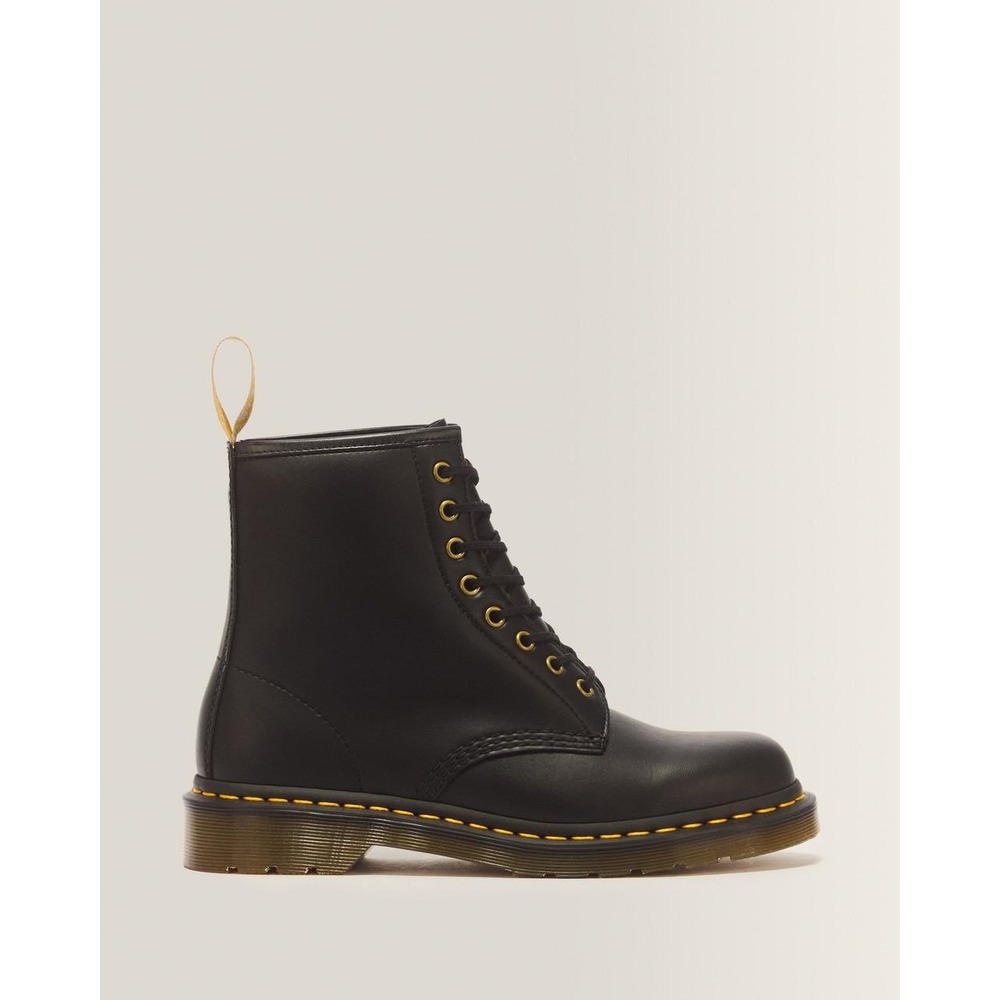 NEW Dr. Martens Vegan 1460 Felix Lace Up Boots Black Felix Rub Off 14045 - Picture 7 of 16